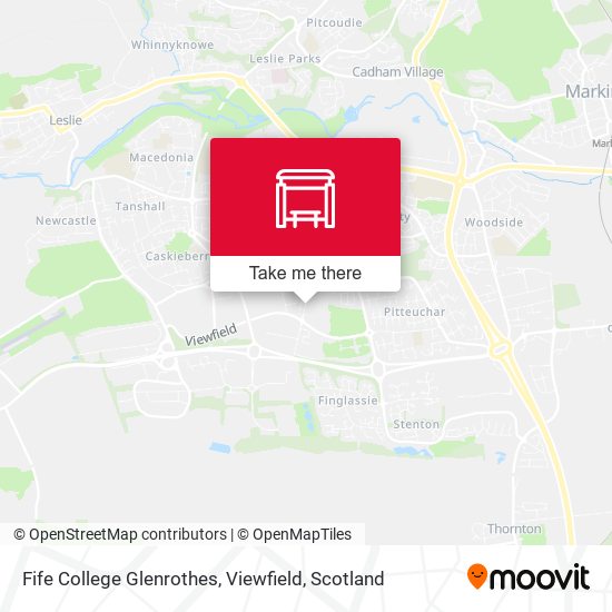 Fife College Glenrothes, Viewfield map