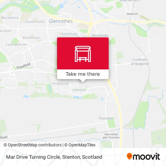 Mar Drive Turning Circle, Stenton map