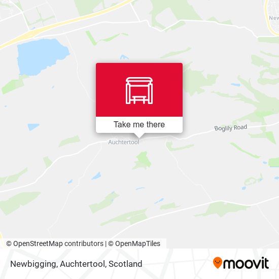 Newbigging, Auchtertool map
