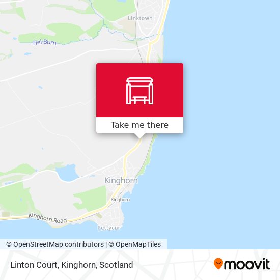 Linton Court, Kinghorn map