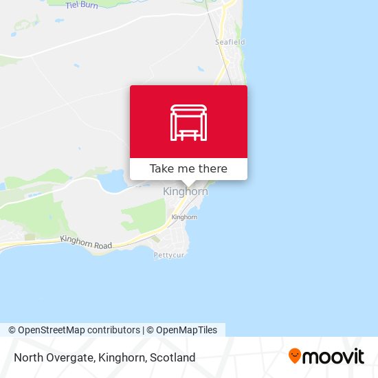 North Overgate, Kinghorn map
