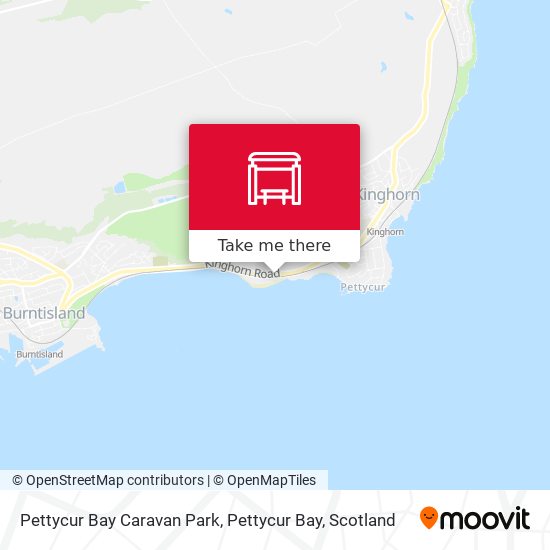 Pettycur Bay Caravan Park, Pettycur Bay map