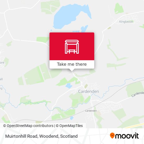 Muirtonhill Road, Woodend map