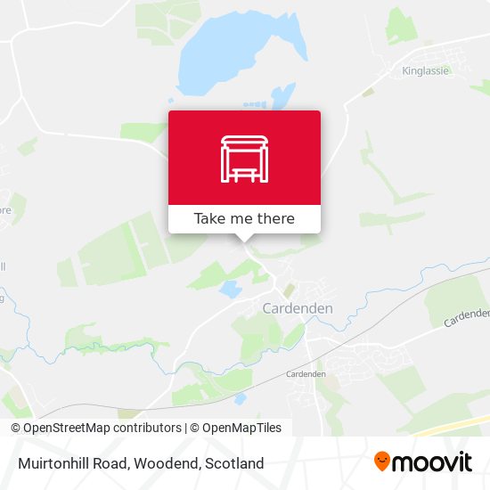 Muirtonhill Road, Woodend map