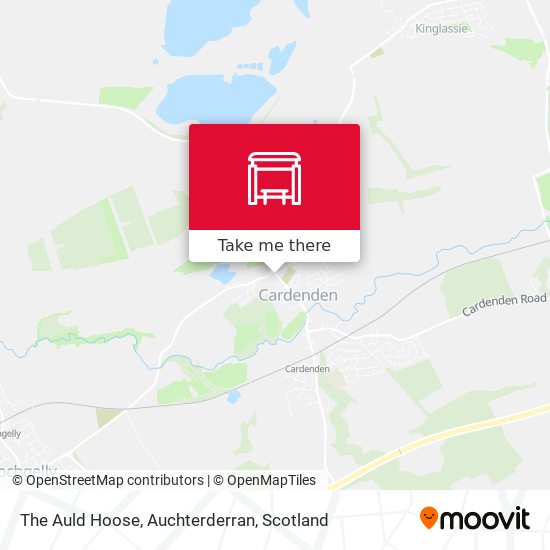 The Auld Hoose, Auchterderran map