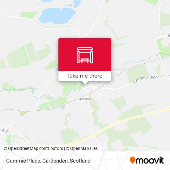 Gammie Place, Cardenden map