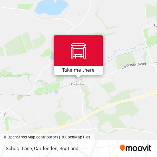 School Lane, Cardenden map