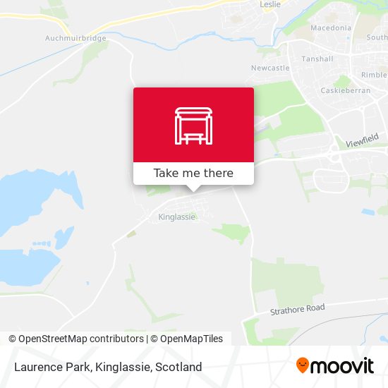 Laurence Park, Kinglassie map