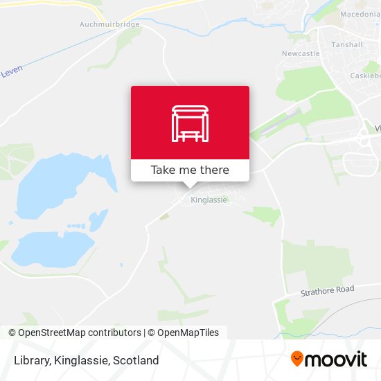 Library, Kinglassie map