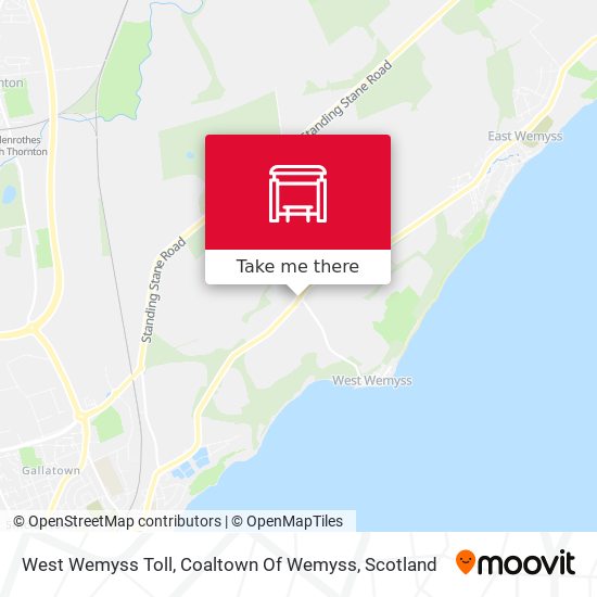 West Wemyss Toll, Coaltown Of Wemyss map