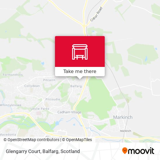 Glengarry Court, Balfarg map