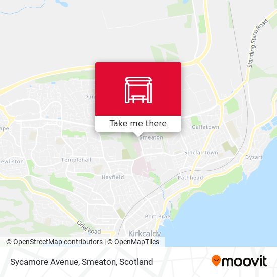 Sycamore Avenue, Smeaton map