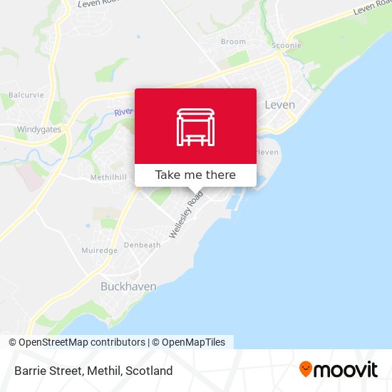 Barrie Street, Methil map
