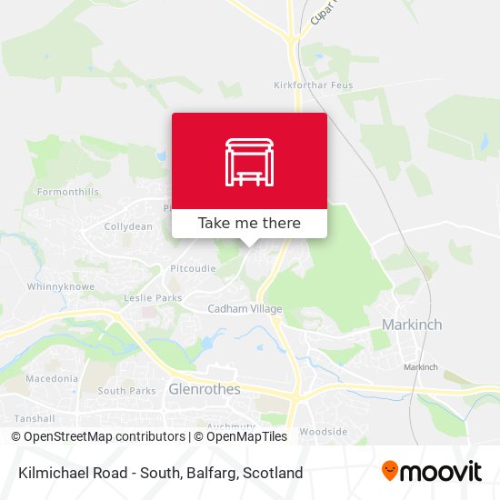 Kilmichael Road - South, Balfarg map