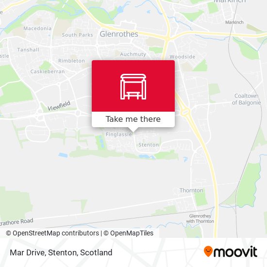 Mar Drive, Stenton map