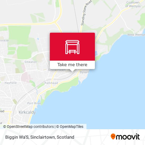 Biggin Wa'S, Sinclairtown map
