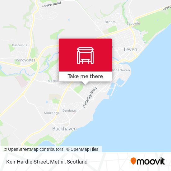 Keir Hardie Street, Methil map