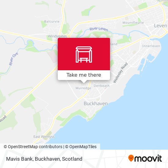 Mavis Bank, Buckhaven map