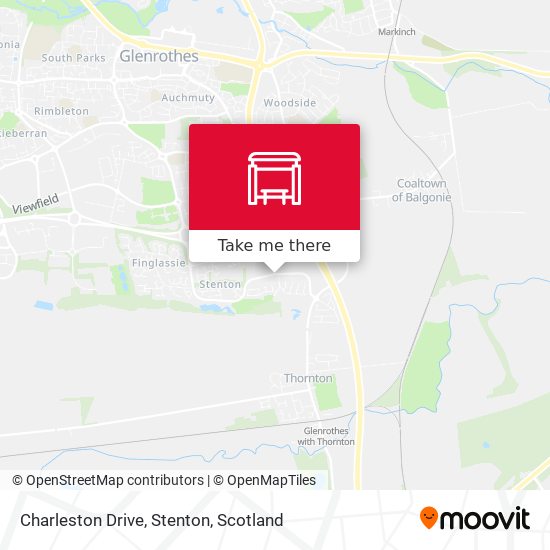 Charleston Drive, Stenton map