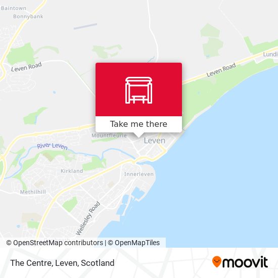 The Centre, Leven map