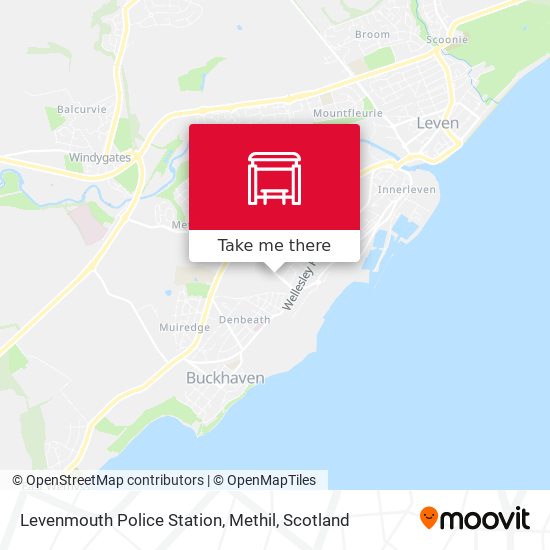 Levenmouth Police Station, Methil map