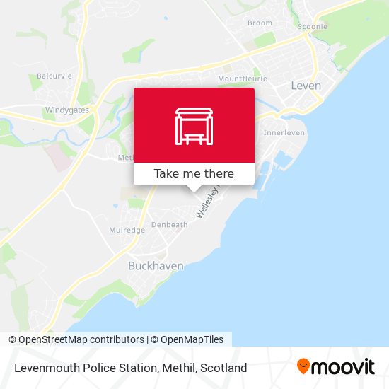 Levenmouth Police Station, Methil map