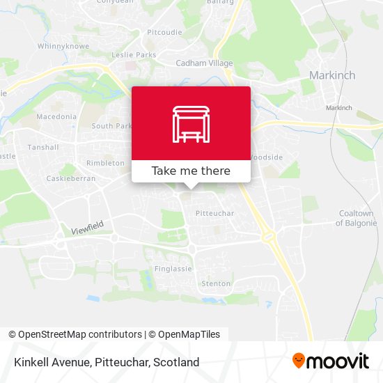 Kinkell Avenue, Pitteuchar map