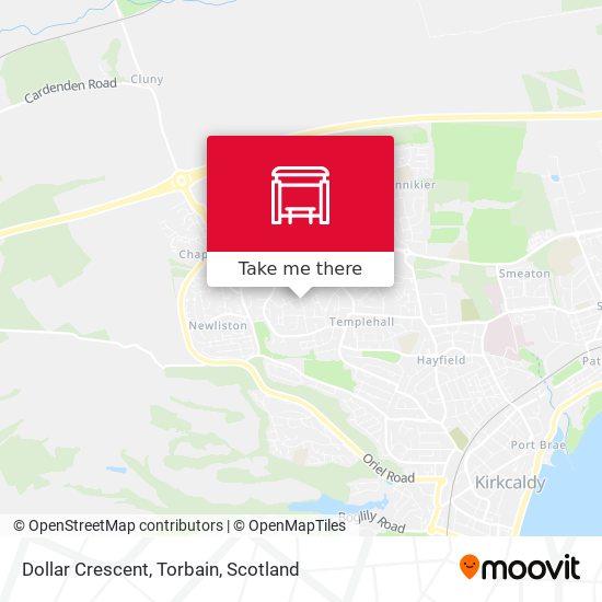 Dollar Crescent, Torbain map