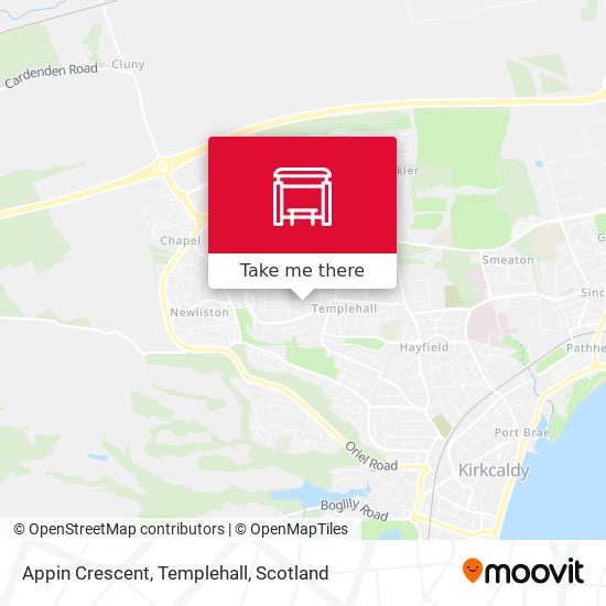 Appin Crescent, Templehall map
