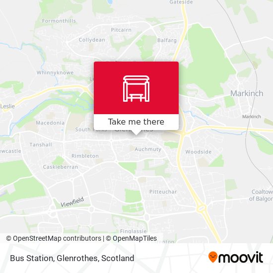 Bus Station, Glenrothes map