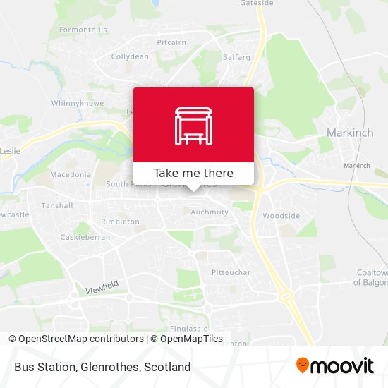 Bus Station, Glenrothes map
