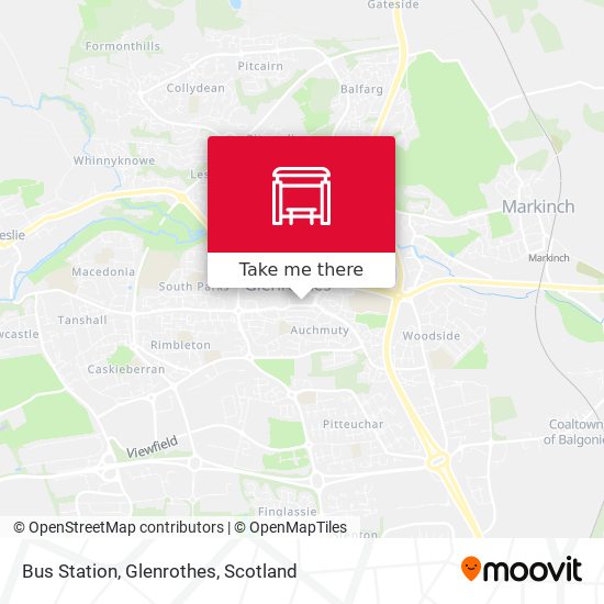 Bus Station, Glenrothes map