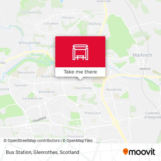 Bus Station, Glenrothes map