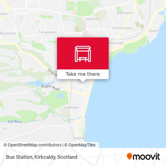 Bus Station, Kirkcaldy map