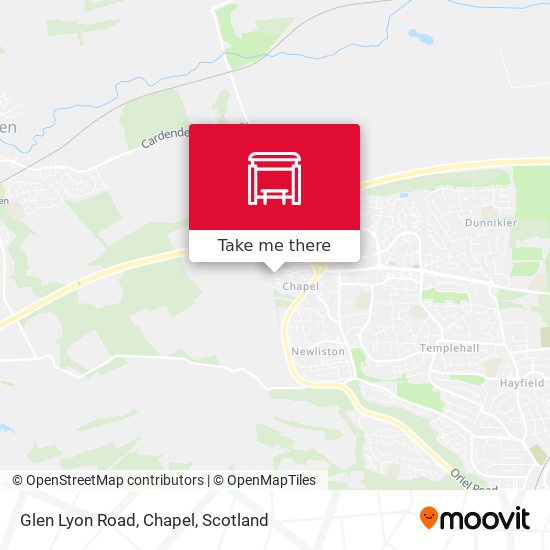 Glen Lyon Road, Chapel map