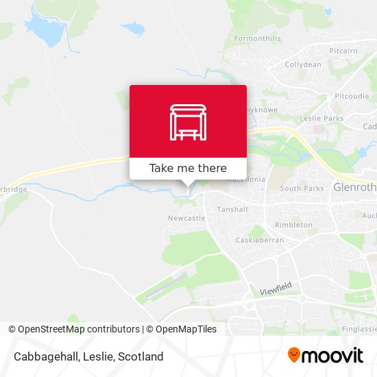 Cabbagehall, Leslie map