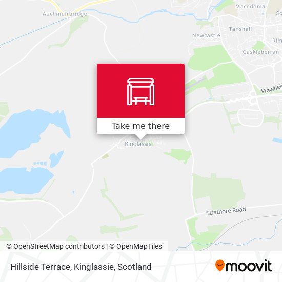 Hillside Terrace, Kinglassie map