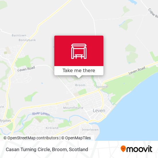 Casan Turning Circle, Broom map