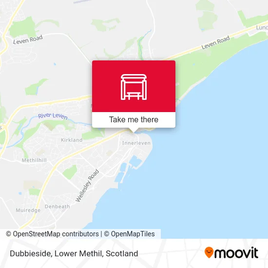 Dubbieside, Lower Methil map