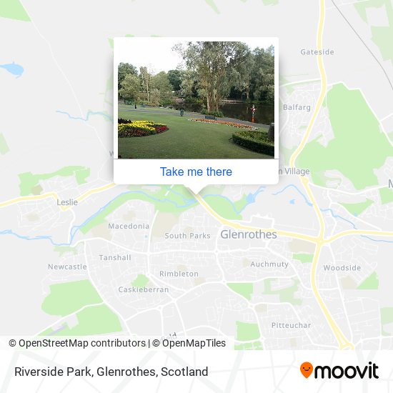 Riverside Park, Glenrothes map