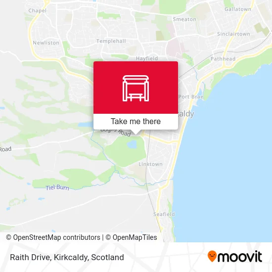 Raith Drive, Kirkcaldy map