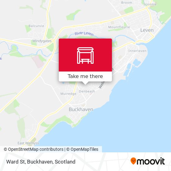 Ward St, Buckhaven map