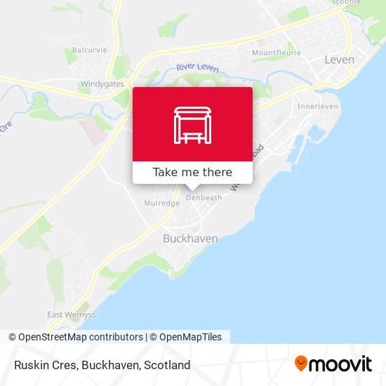 Ruskin Cres, Buckhaven map