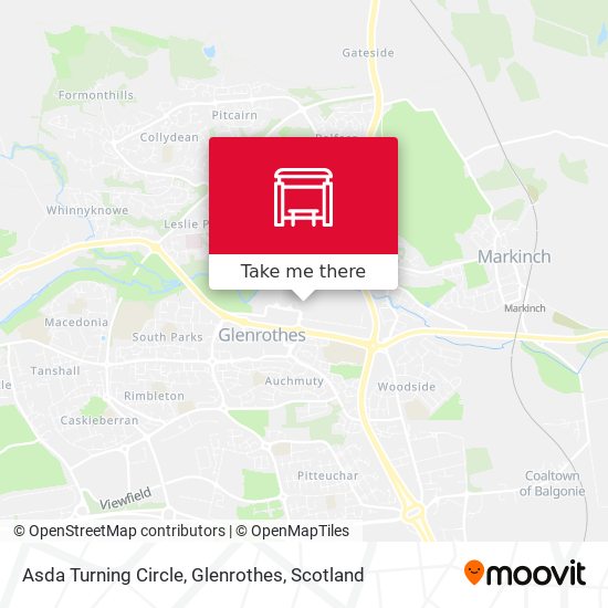 Asda Turning Circle, Glenrothes map