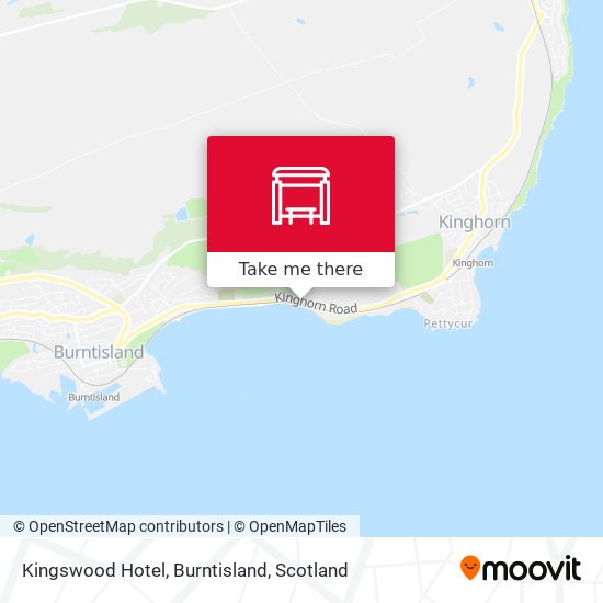Kingswood Hotel, Burntisland map