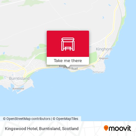 Kingswood Hotel, Burntisland map