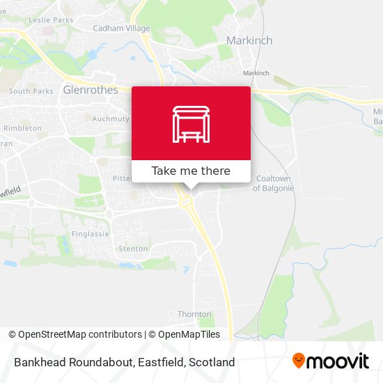 Bankhead Roundabout, Eastfield map