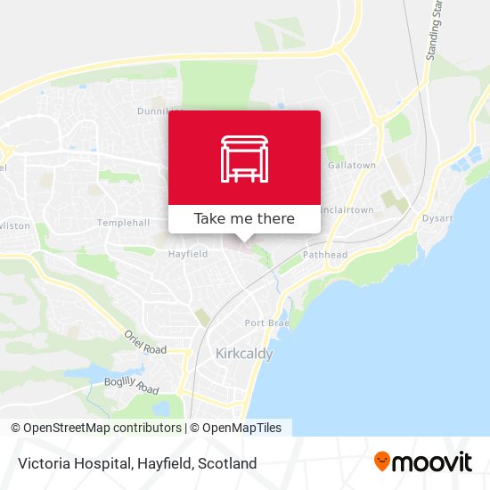 Victoria Hospital, Hayfield map