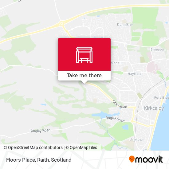 Floors Place, Raith map