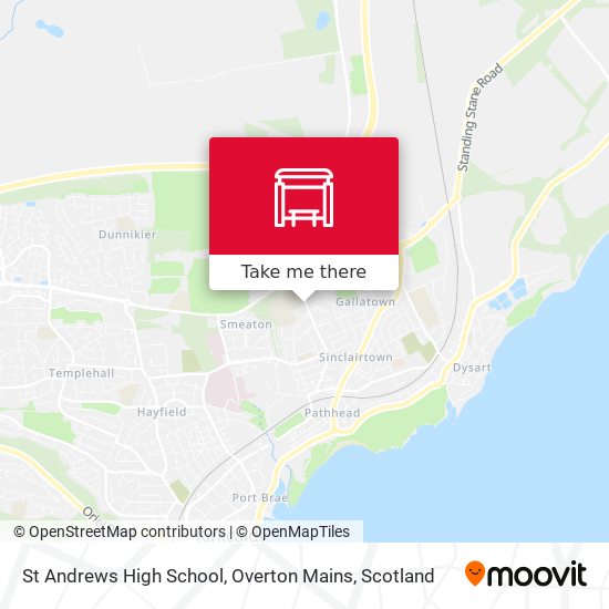 St Andrews High School, Overton Mains map